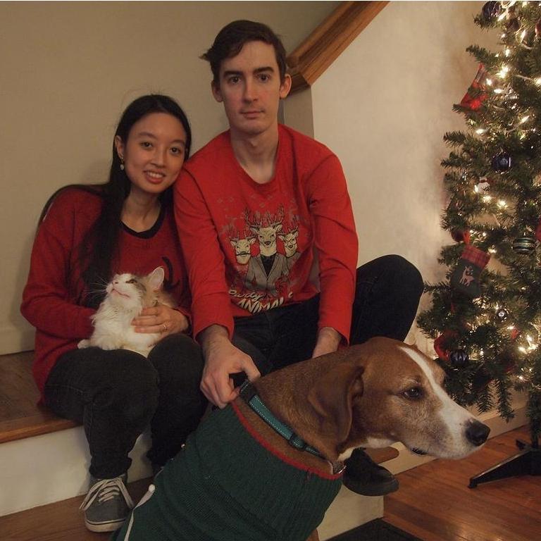 Our first Christmas together as a family.