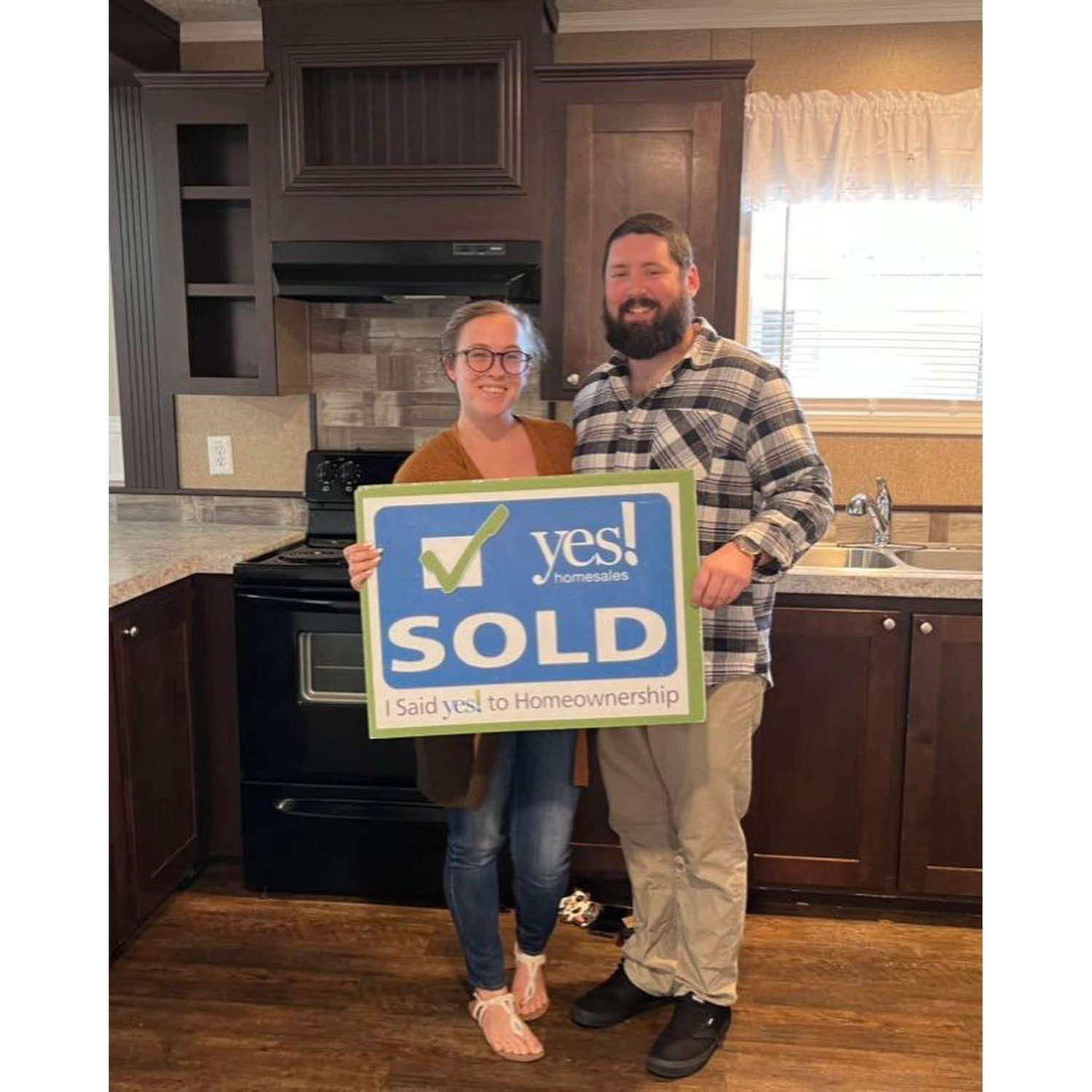 The day we bought our house!