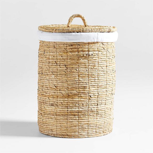 Seaton Round Woven Hamper with Liner