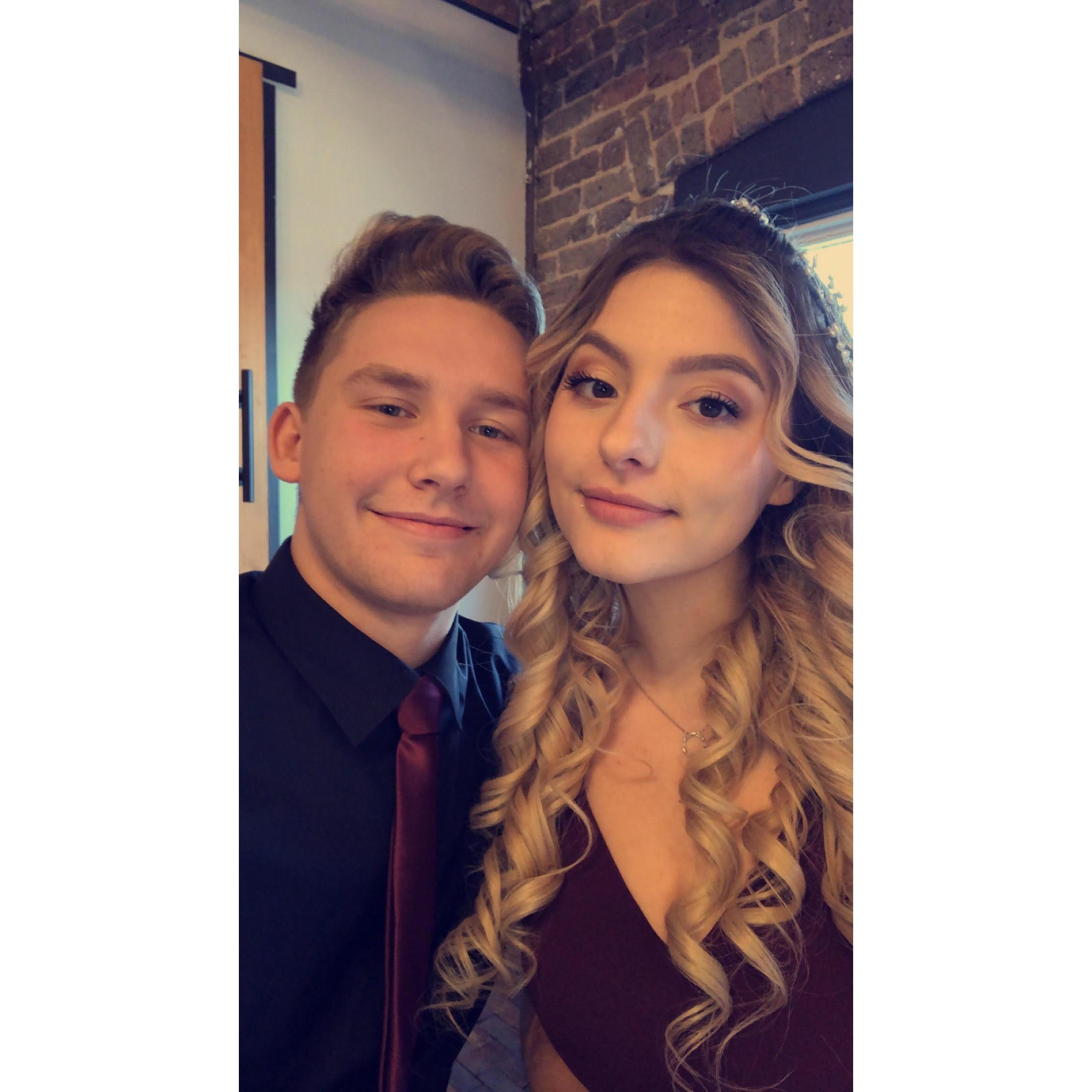 My first wedding date