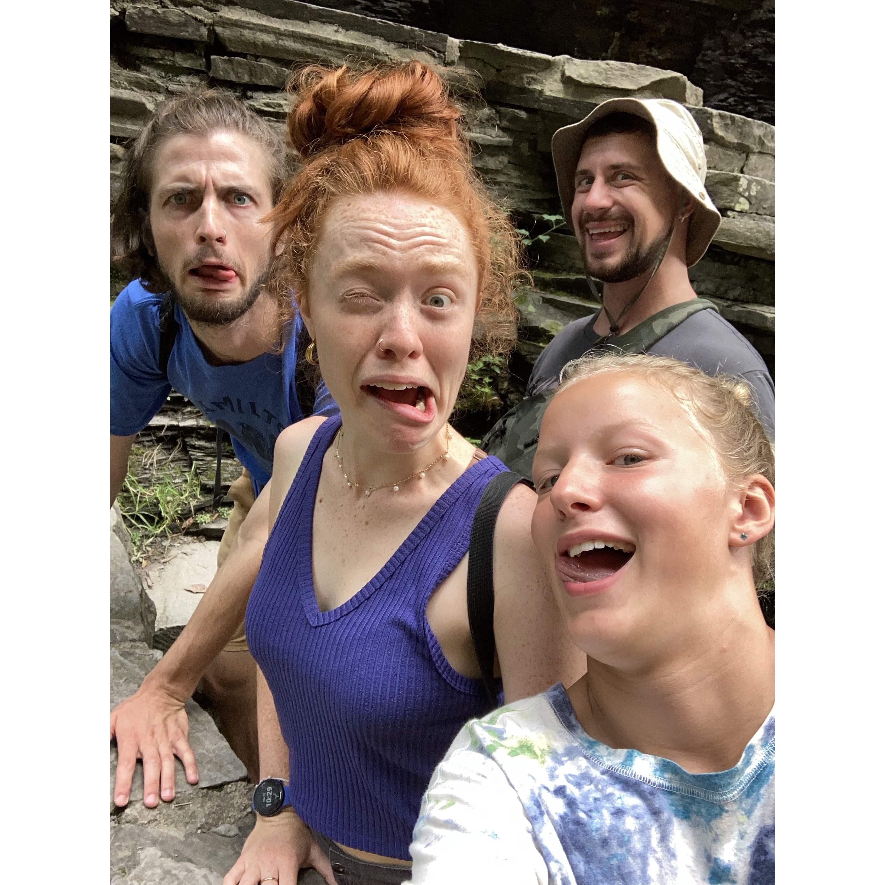Hiking at Watkins Glen in New York!