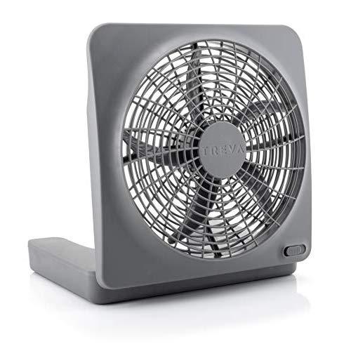 O2COOL 10-Inch Standard Base Personal Fan, Universal, Gray