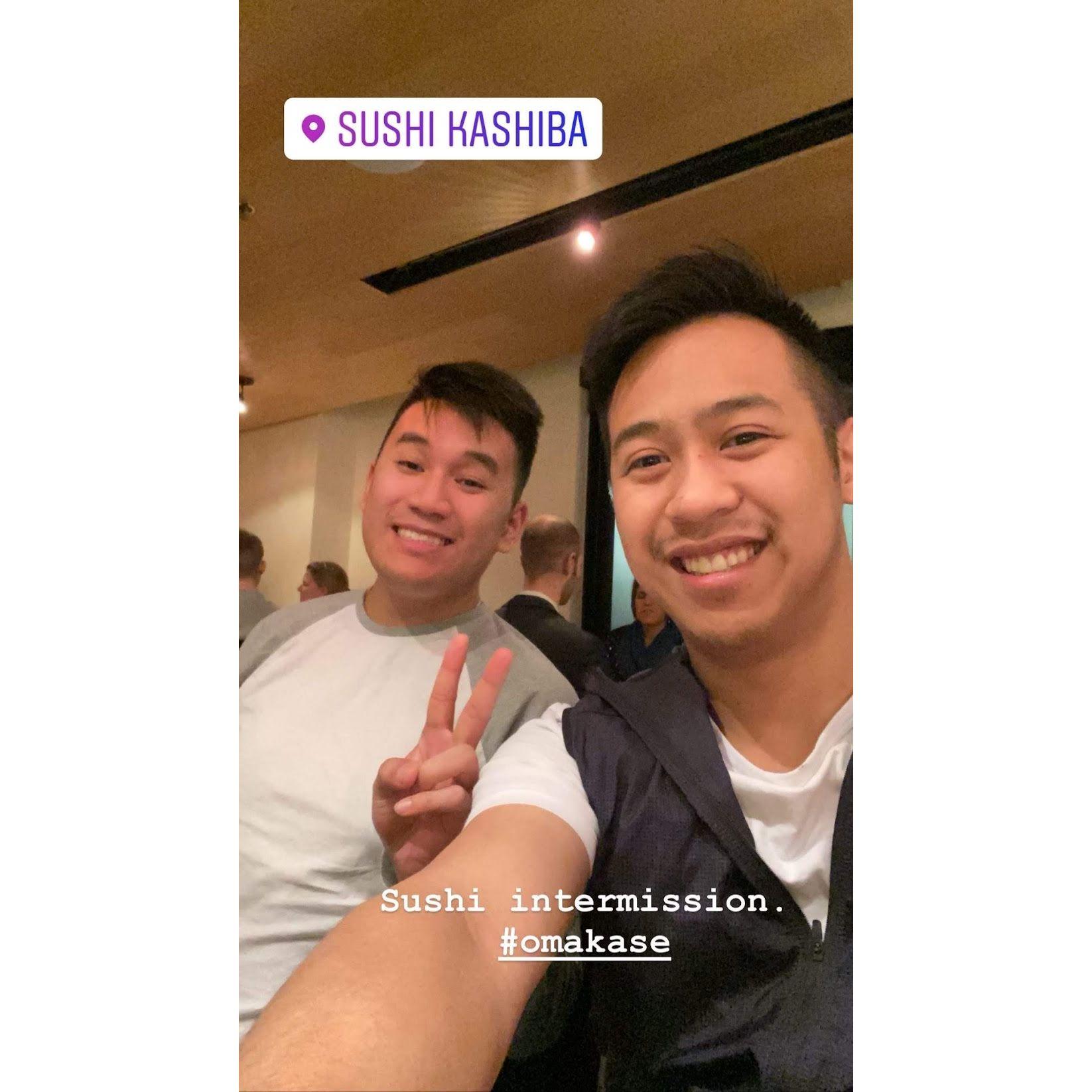 First time doing omakase! Core memory!