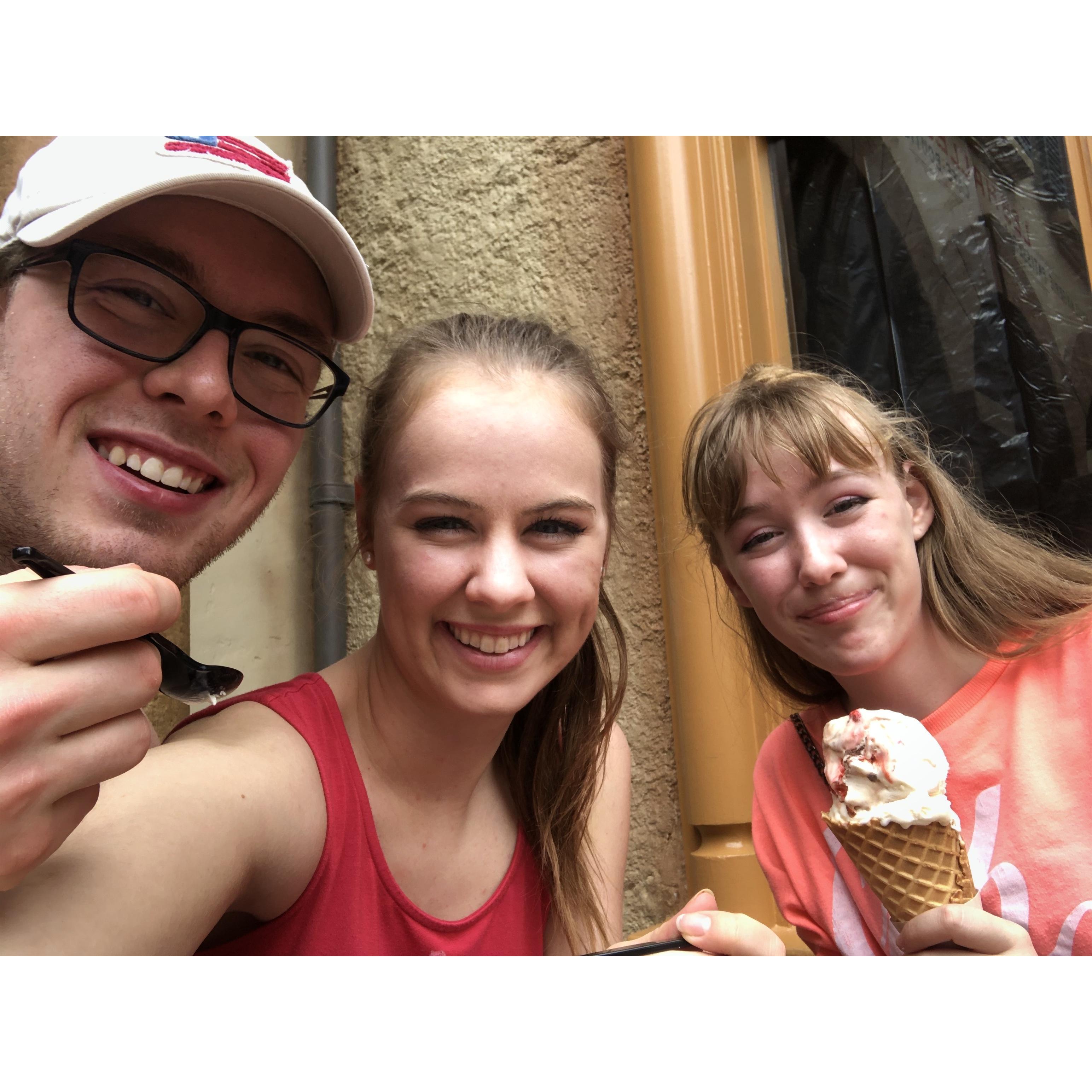 03 . 10 . 20
Trip around the world at Disney's Epcot for some French Ice Cream, featuring Maid of Honor Vanessa Johnston