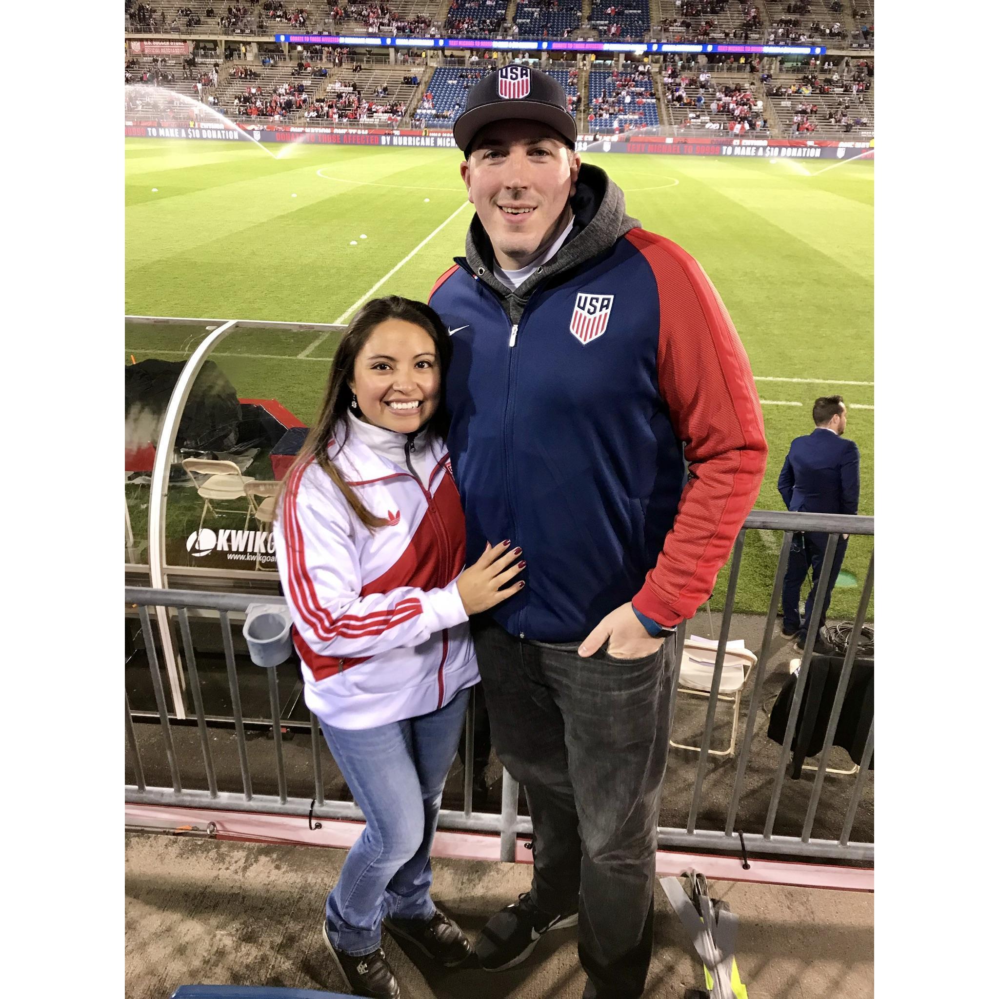 USA v Peru game!
