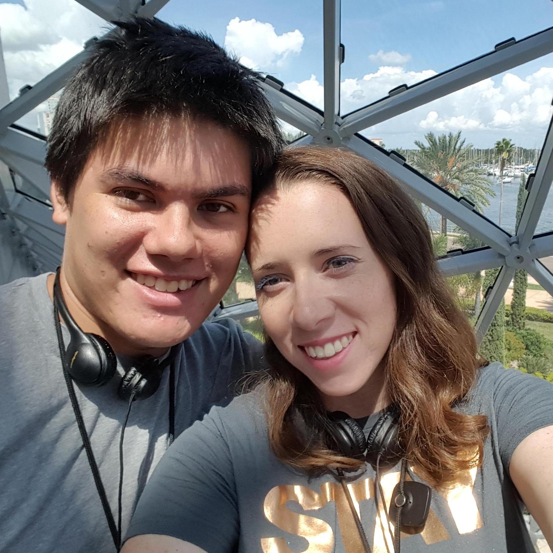 Our 4-year anniversary at the Salvador Dali museum in Tampa.