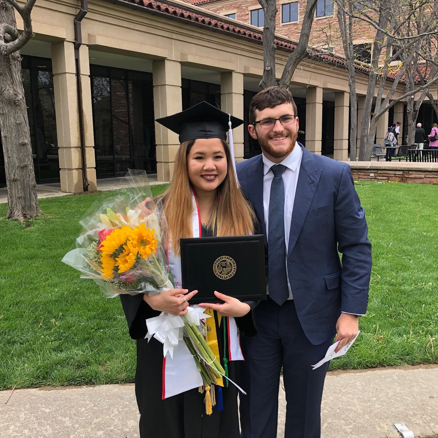 Megan's undergrad graduation (2019)