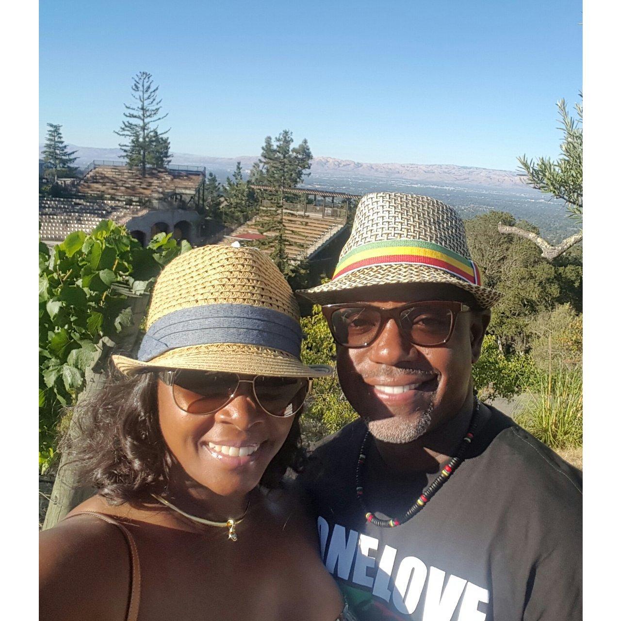 This was one of our first dates at the Mountain Winery....