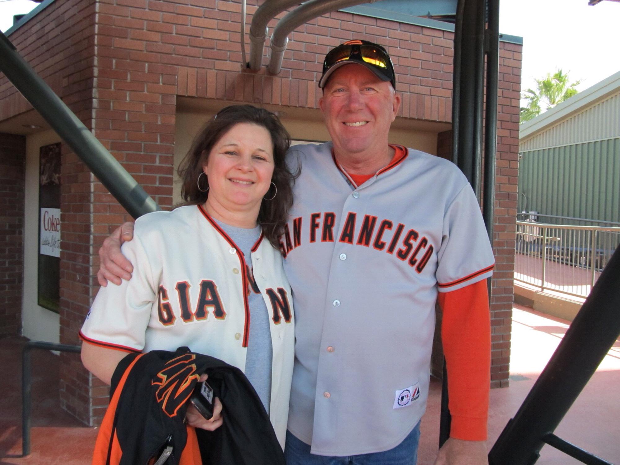 We saw each other at a game in 2010, who knew what was to come