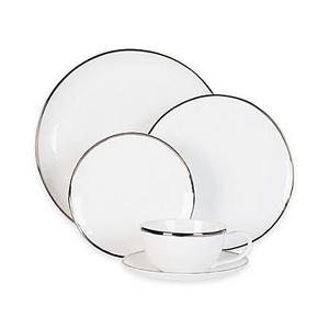 Olivia & Oliver Harper Organic Shape Platinum 5-Piece Place Setting