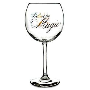 Walt Disney World Vintage Collection Stemmed Glass - Red Wine
