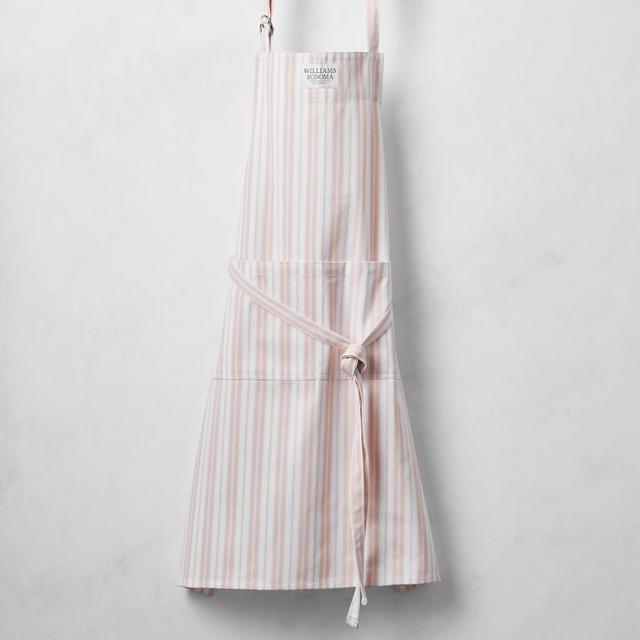 Williams Sonoma Classic Stripe Personalized Apron, Dusty Rose