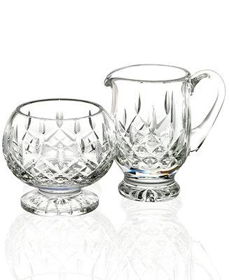 Serveware, Lismore Sugar & Creamer