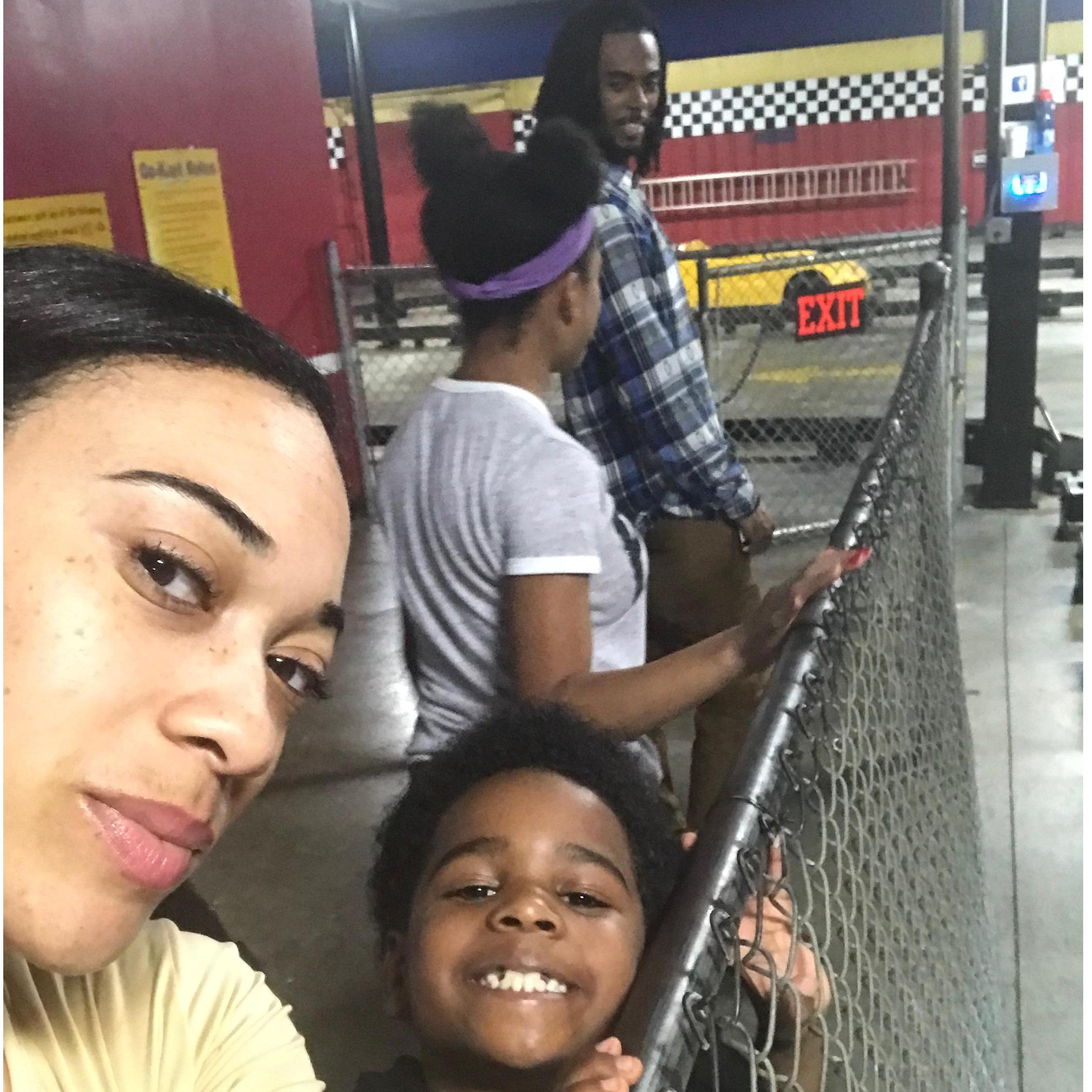 Pre-birthday family fun for Ja'La @ Fun Depot 12/2/18