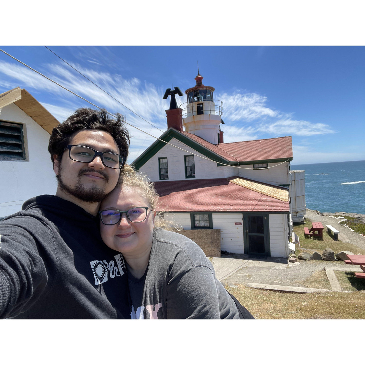 Battery Point Lighthouse - our 6 year anniversary trip!