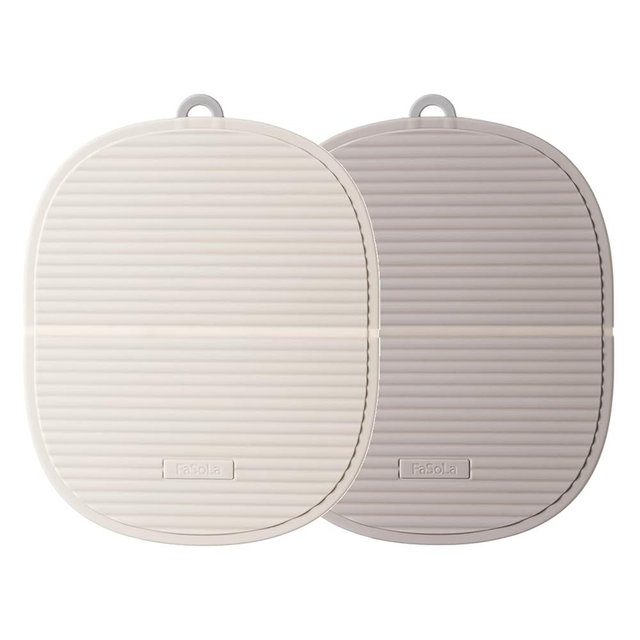 HXTDZSWHE Silicone Trivet Mat for Hot Dishes(2 Pack), Hot Pots and Pans, Pot Holder, Hot Pad to Portect Your Table and Countertop, Kitchen Decor and Accessories, BPA Free,7.1in x 5.91in,2 Colors