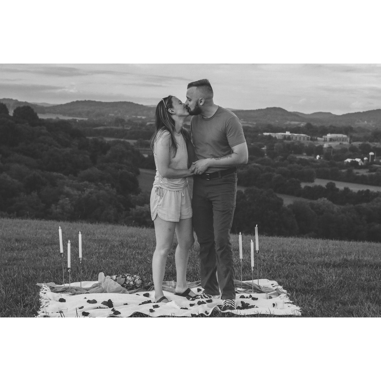 The proposal. Perfectly and intentionally planned out by Ryan, he even got a dear friend of mine to photograph the whole thing!