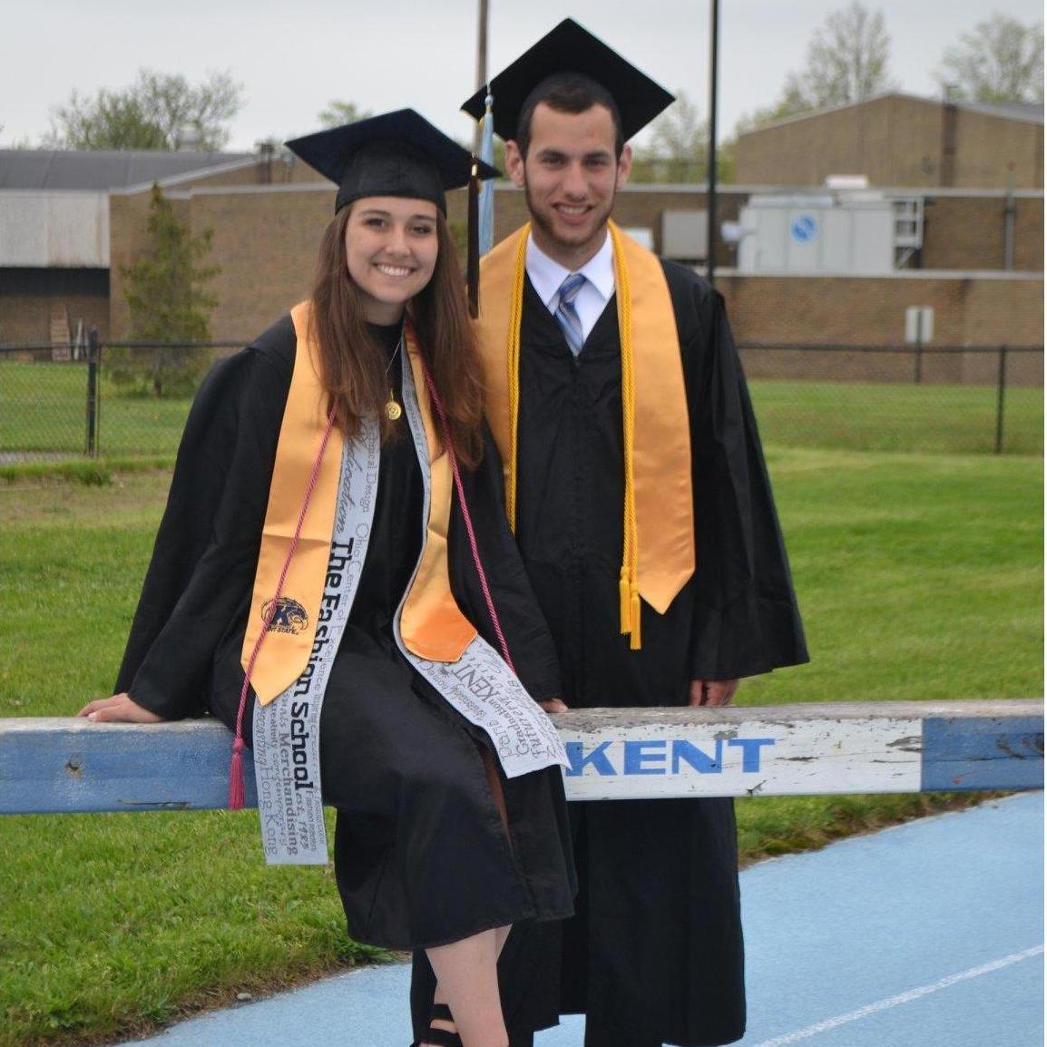 Graduation Photos Together! (Steeple for Morgan!)