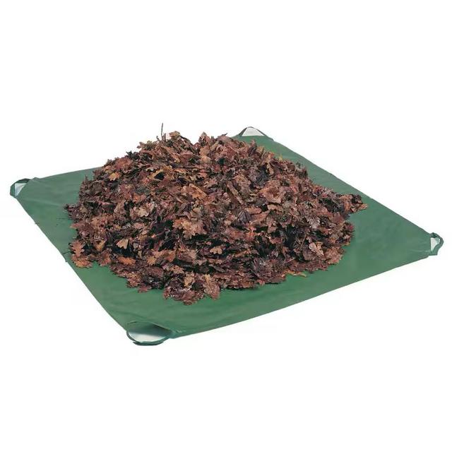 Rocky Mountain Goods Drawstring Tarp - 9’ by 9’ - Extra Strength Yard tarp for Clean ups - Forms into Bag - Best Leaf tarp - Useful as Covering tarp for Bikes, Furniture,etc
