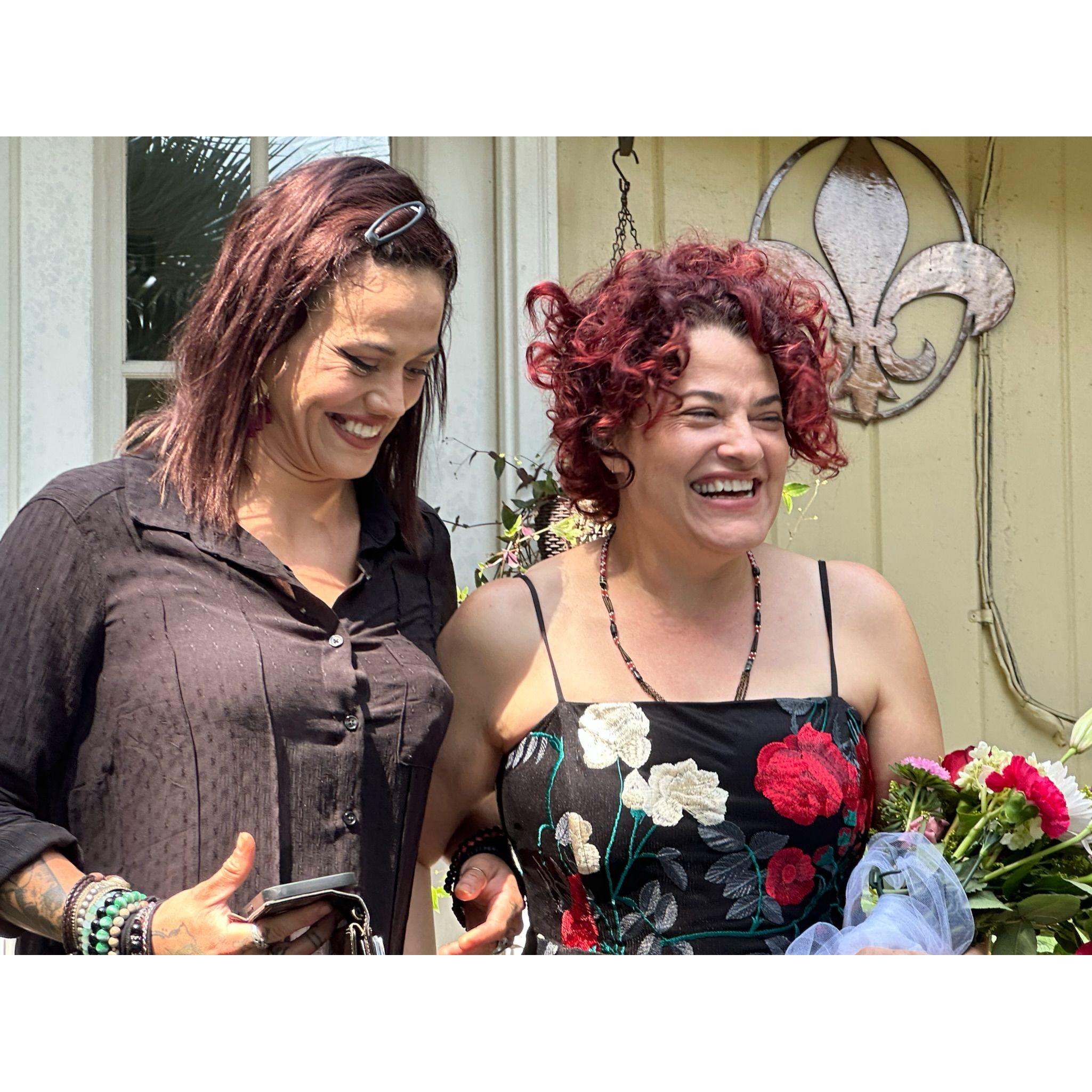 Lily and her daughter, Angie.