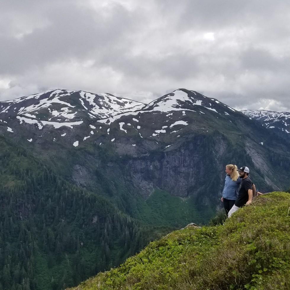 Epic hike in Alaska to Dude mountain.