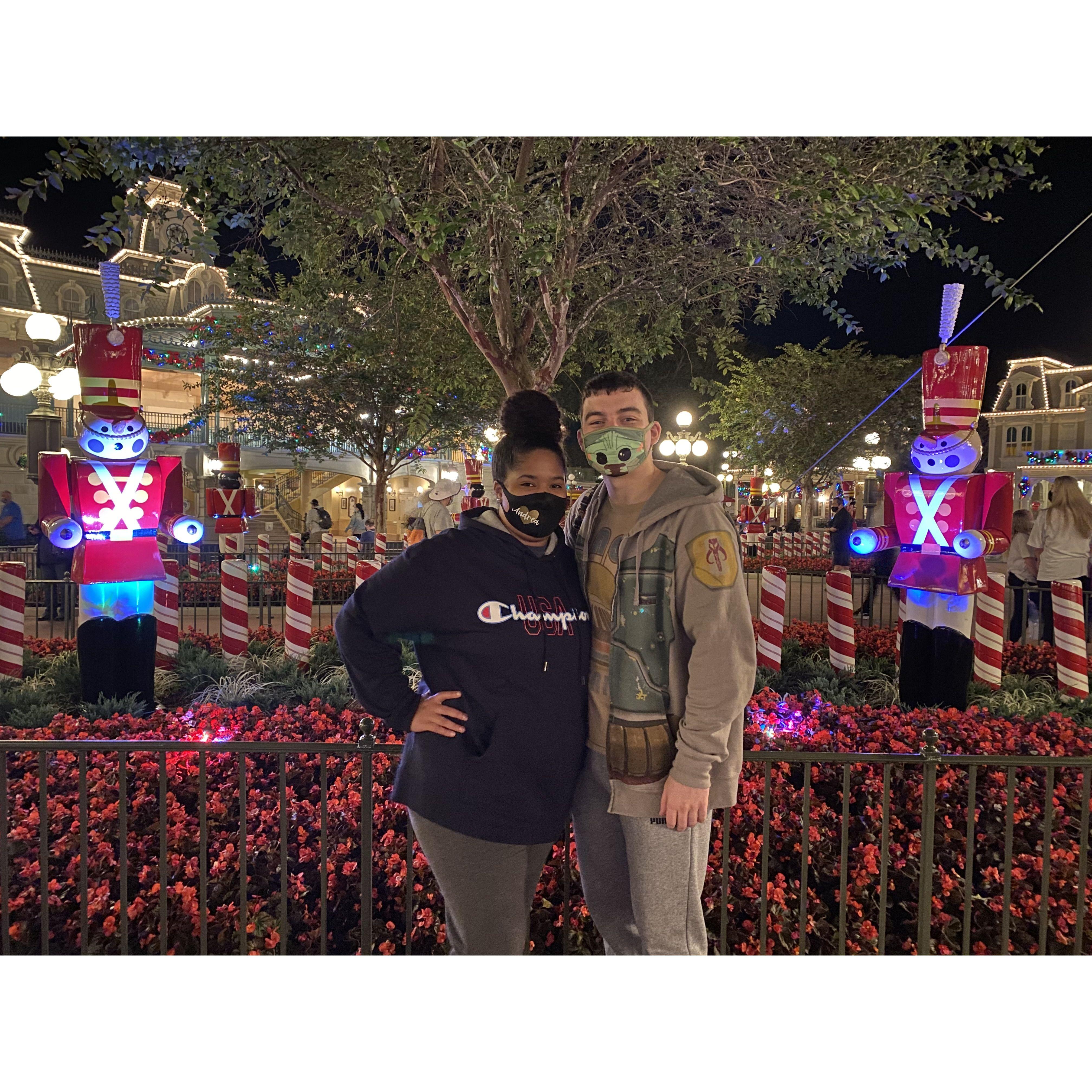 our first Disney World trip together