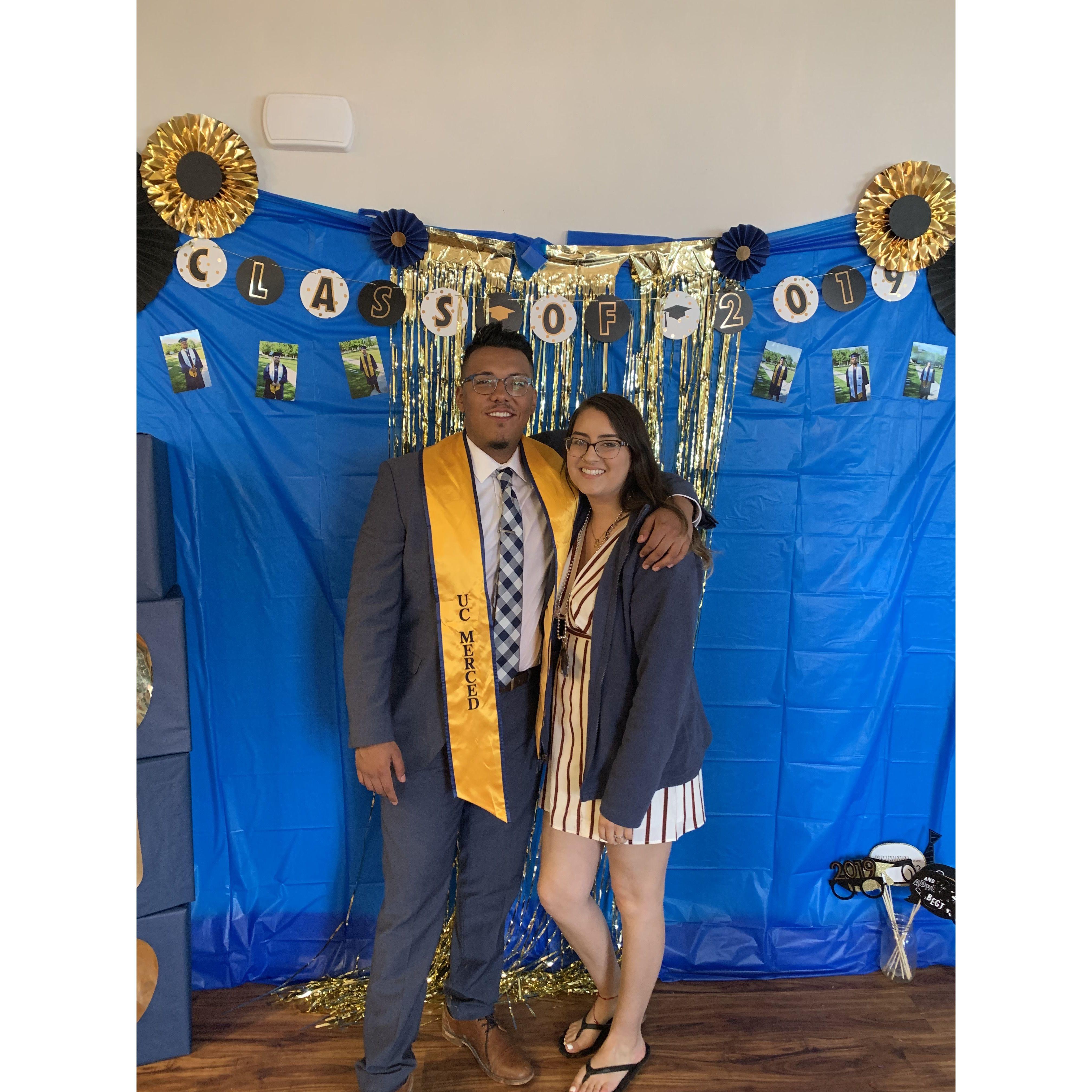 Alex graduated May 2019