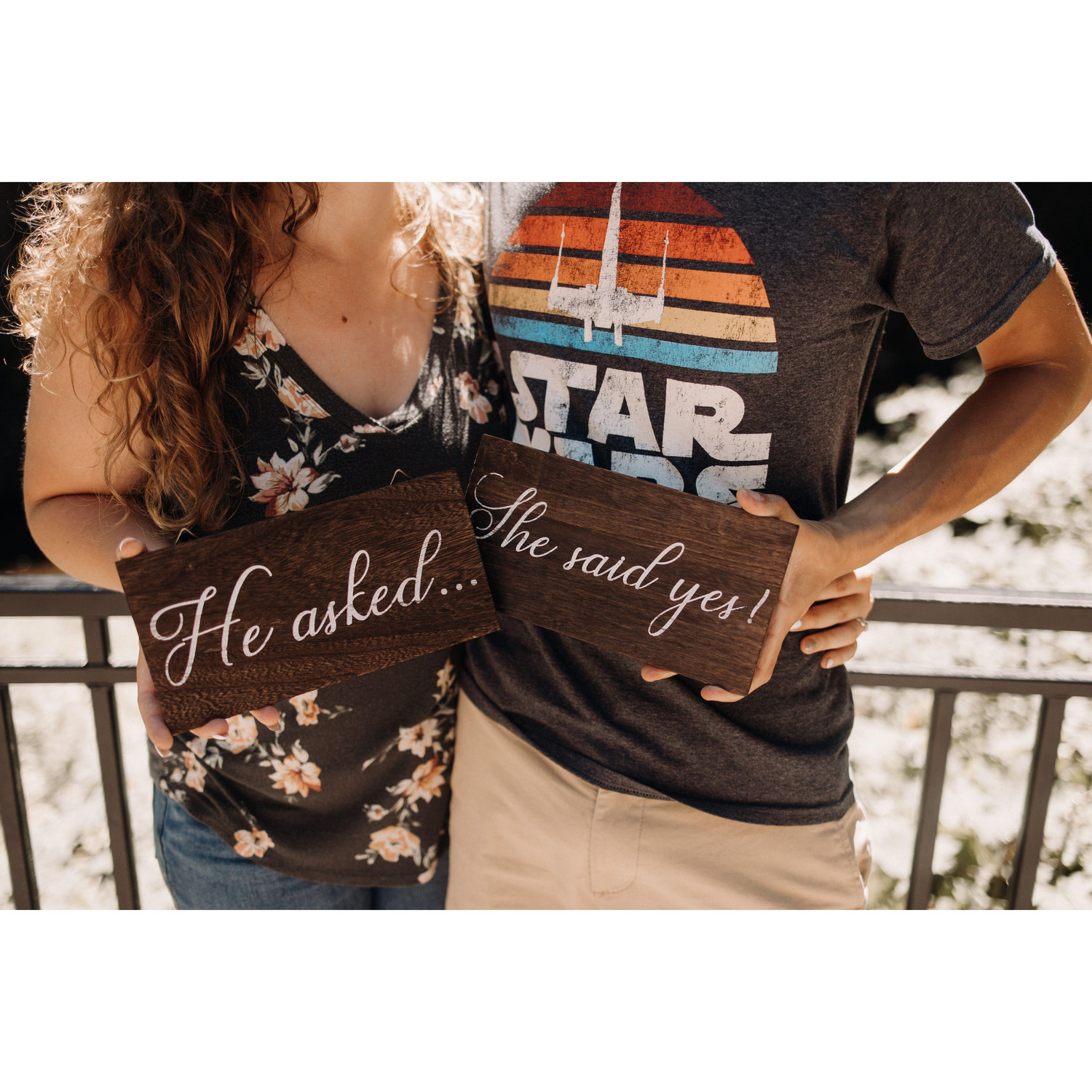 Engagement photos around Multnomah Falls- 2023