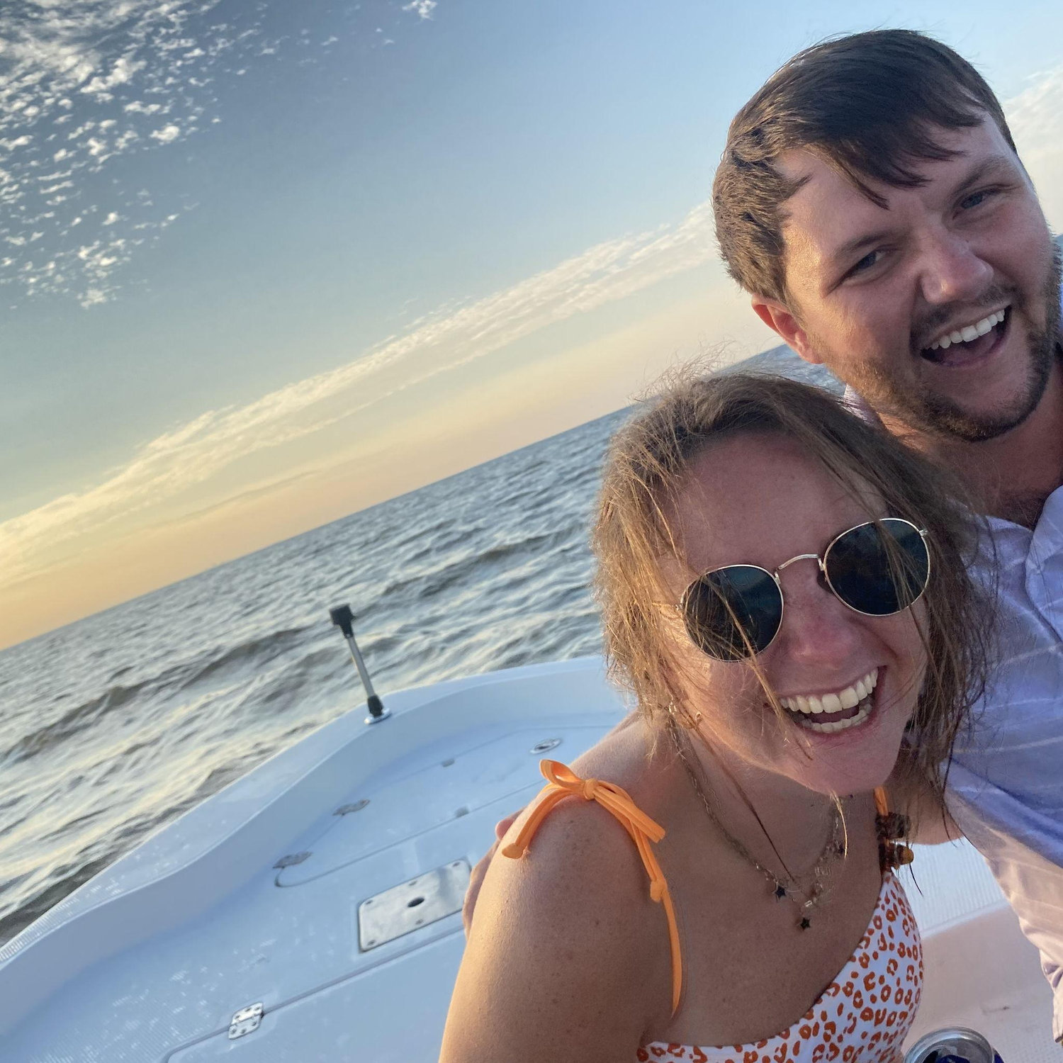 Our first photo together! Mobile Bay, AL