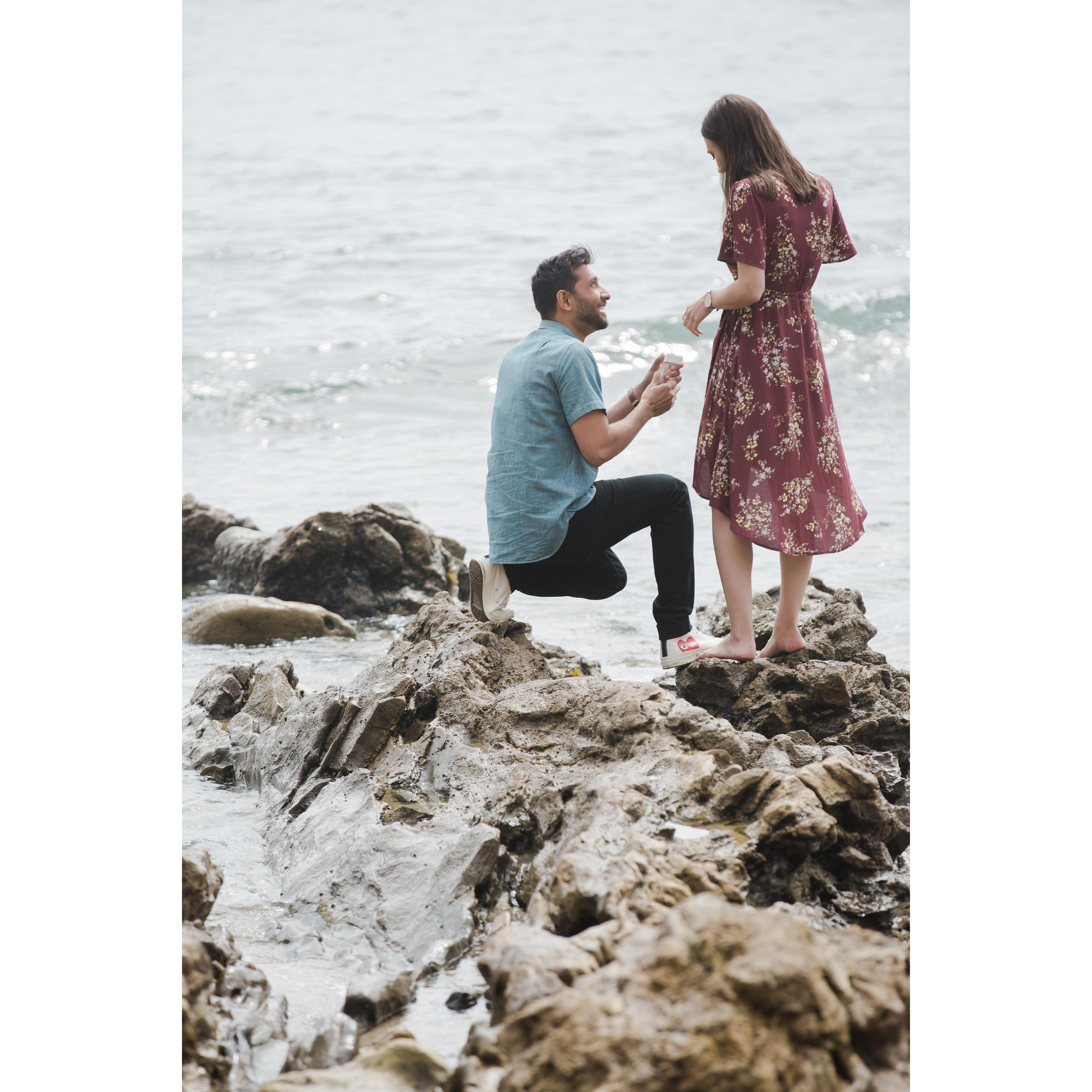 "Kimberly, do you love me enough to spend the rest of your life with me?"