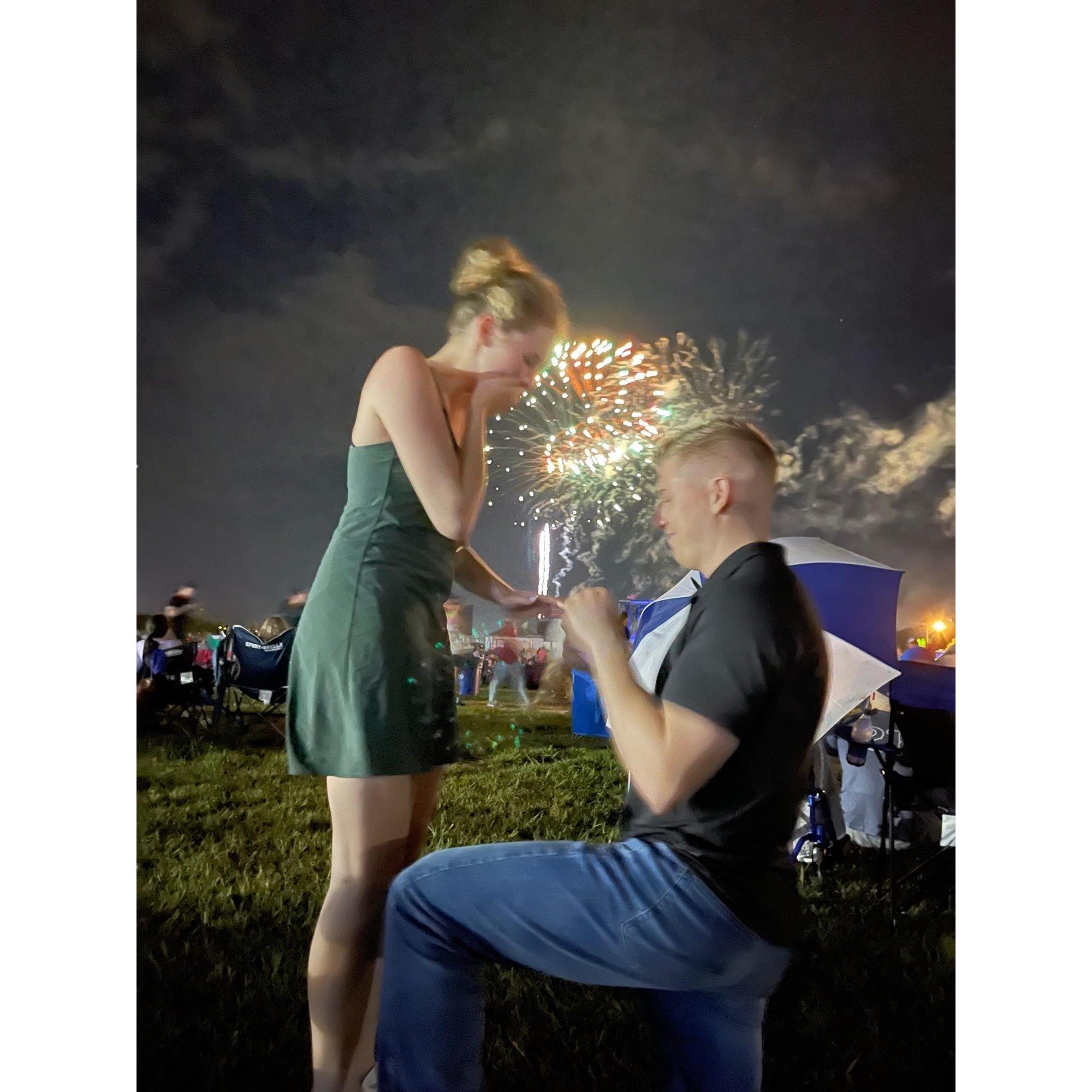 We're engaged!