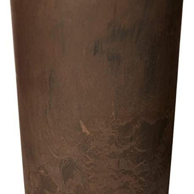 Arcadia Garden Products PSW S32CM Contempo Tall Round Planter, 13 by 28-Inch, Chocolate Marble