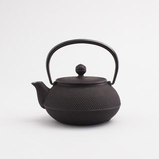 Black Arare Cast Iron Teapot