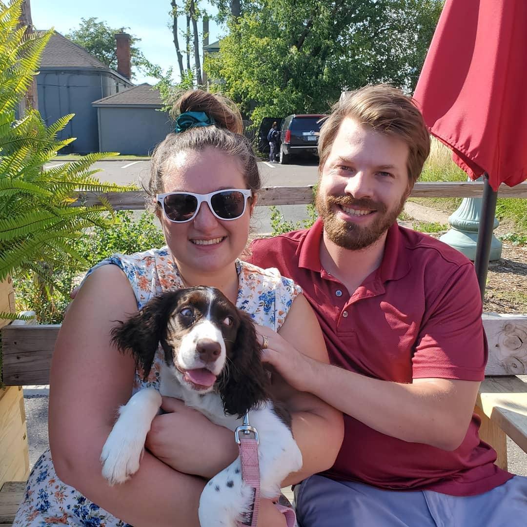 With our little darling, Nessie!