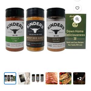 Kinder's Seasoning Rub 3 Flavor Variety
