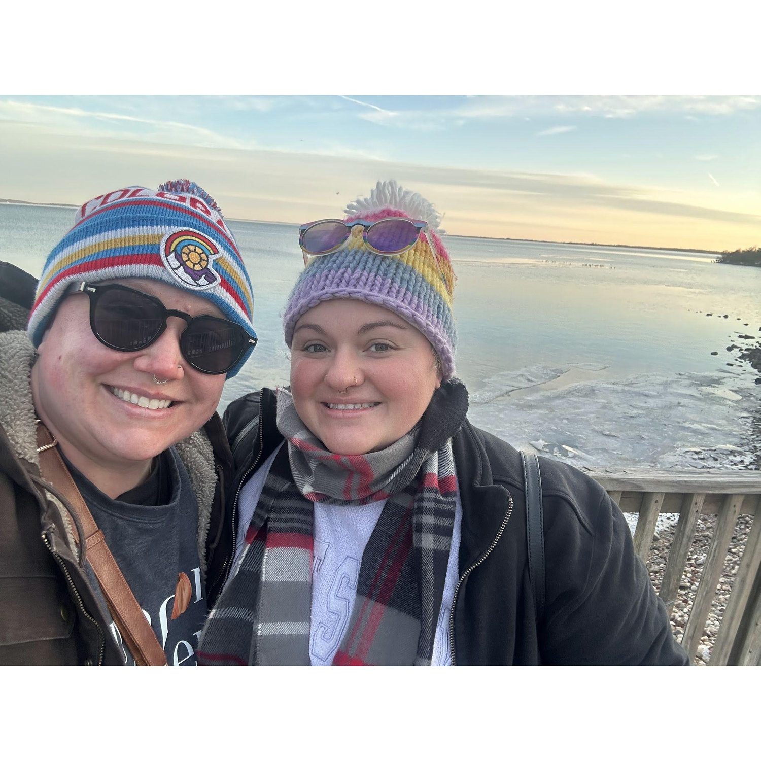 Wintertime in Havre de Grace, MD, where Ryn had their first oyster!