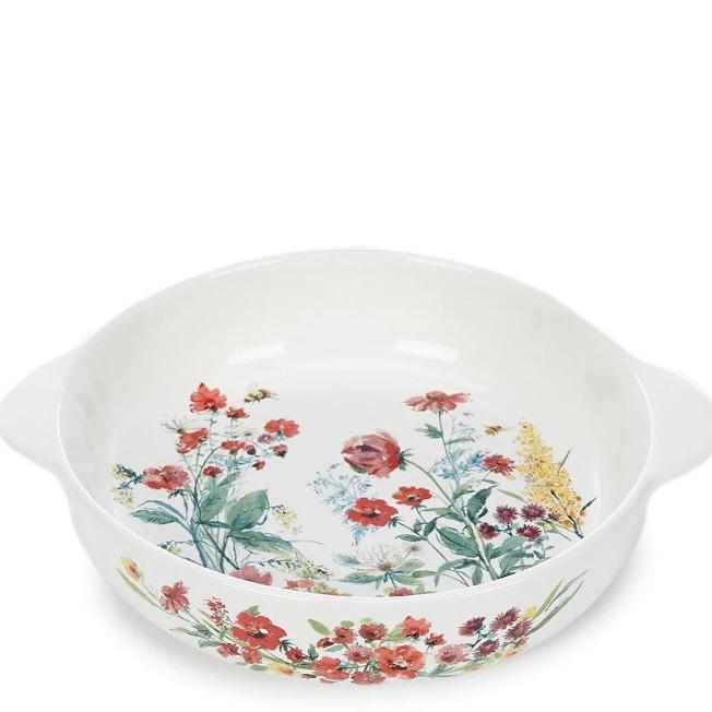 Round Floral Baker-Dillardds Registry