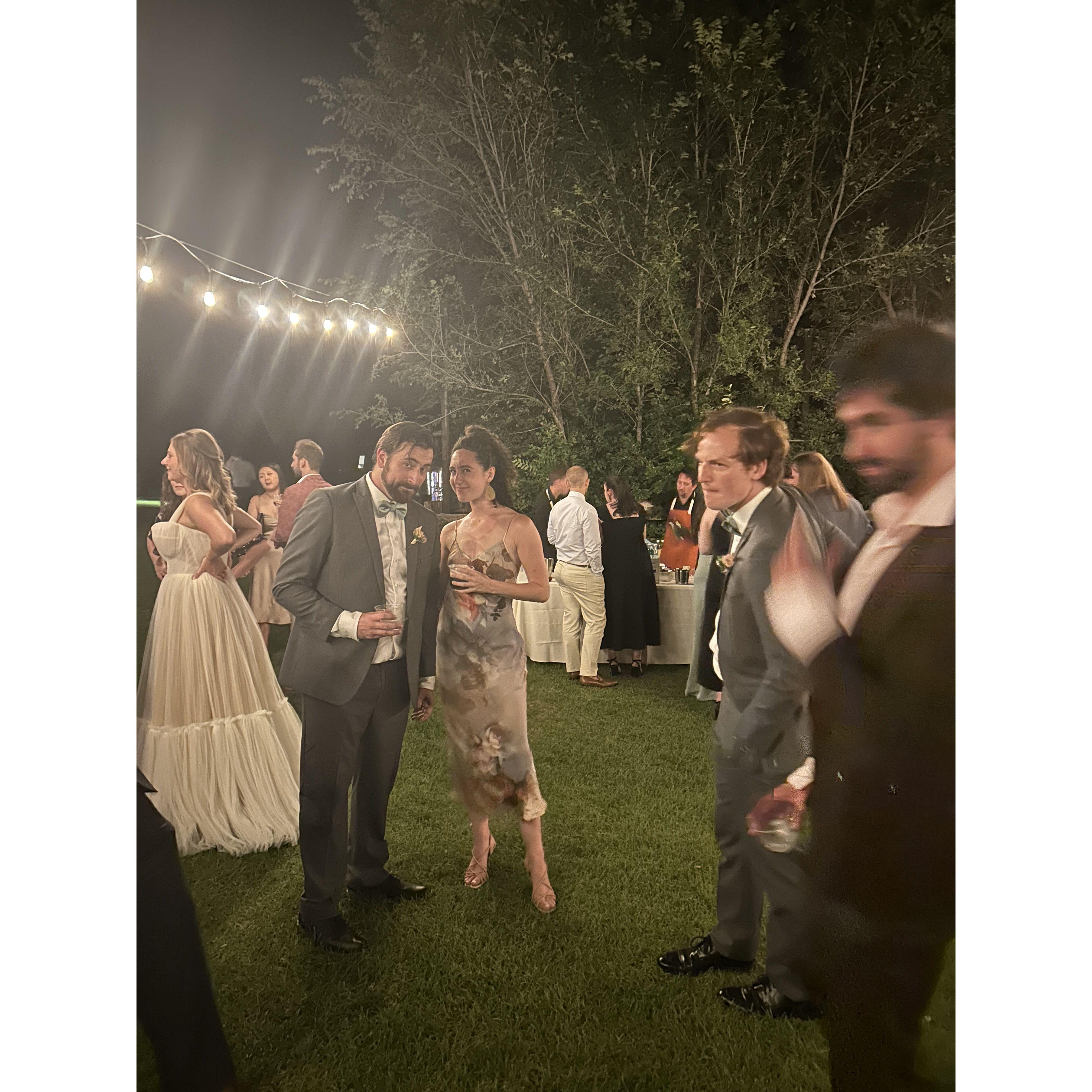 Celebrating our friend's beautiful wedding in Colorado.