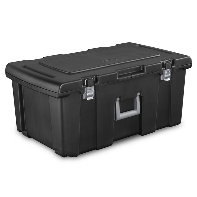 Sterilite Footlocker, Black