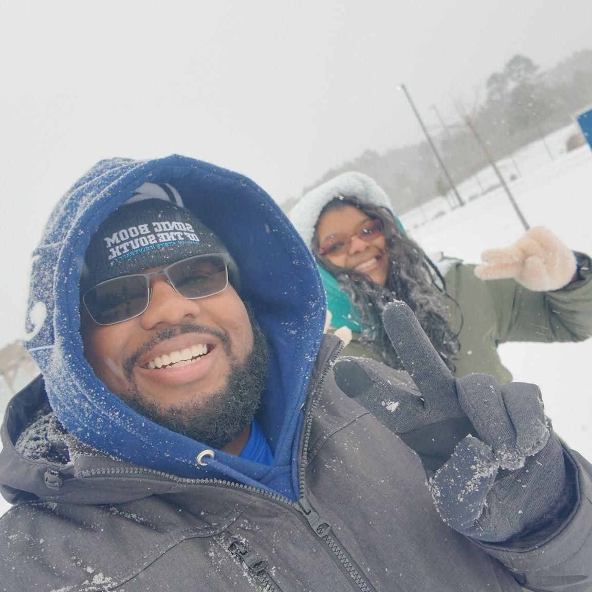 Our first snow day together!