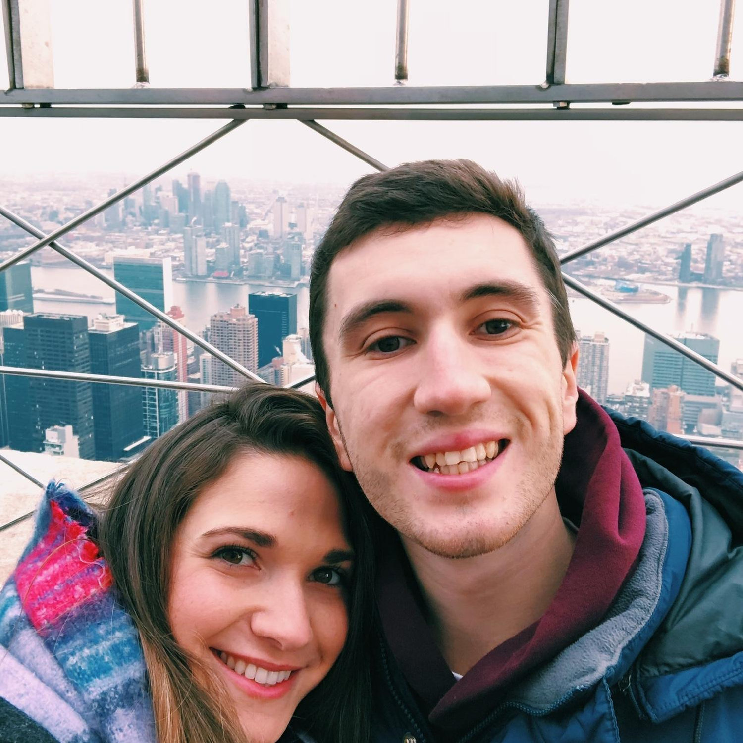 The top of the Empire State Building. December 2019.