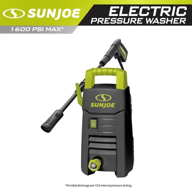 1600 PSI Max 1.45 GPM 11 Amp Cold Water Electric Pressure Washer with Adjustable Spray Wand