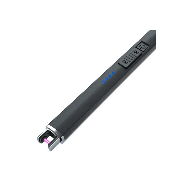 Link Arc Electric Lighter: Windproof, flameless, USB rechargeable. Double safety switch for peace of mind Say goodbye to traditional lighters - Black