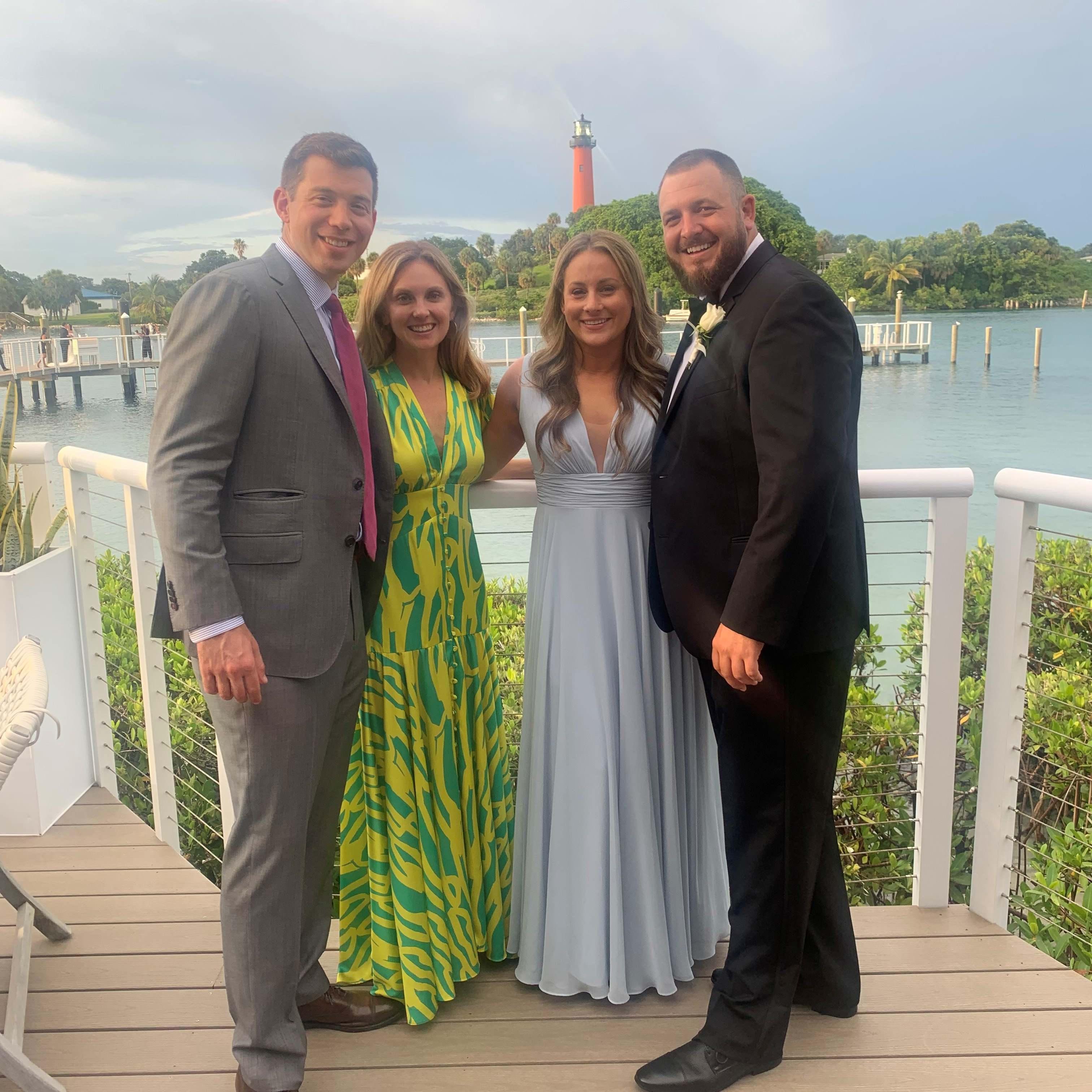 Jupiter, FL for cousin Jonny & Brooke's wedding.