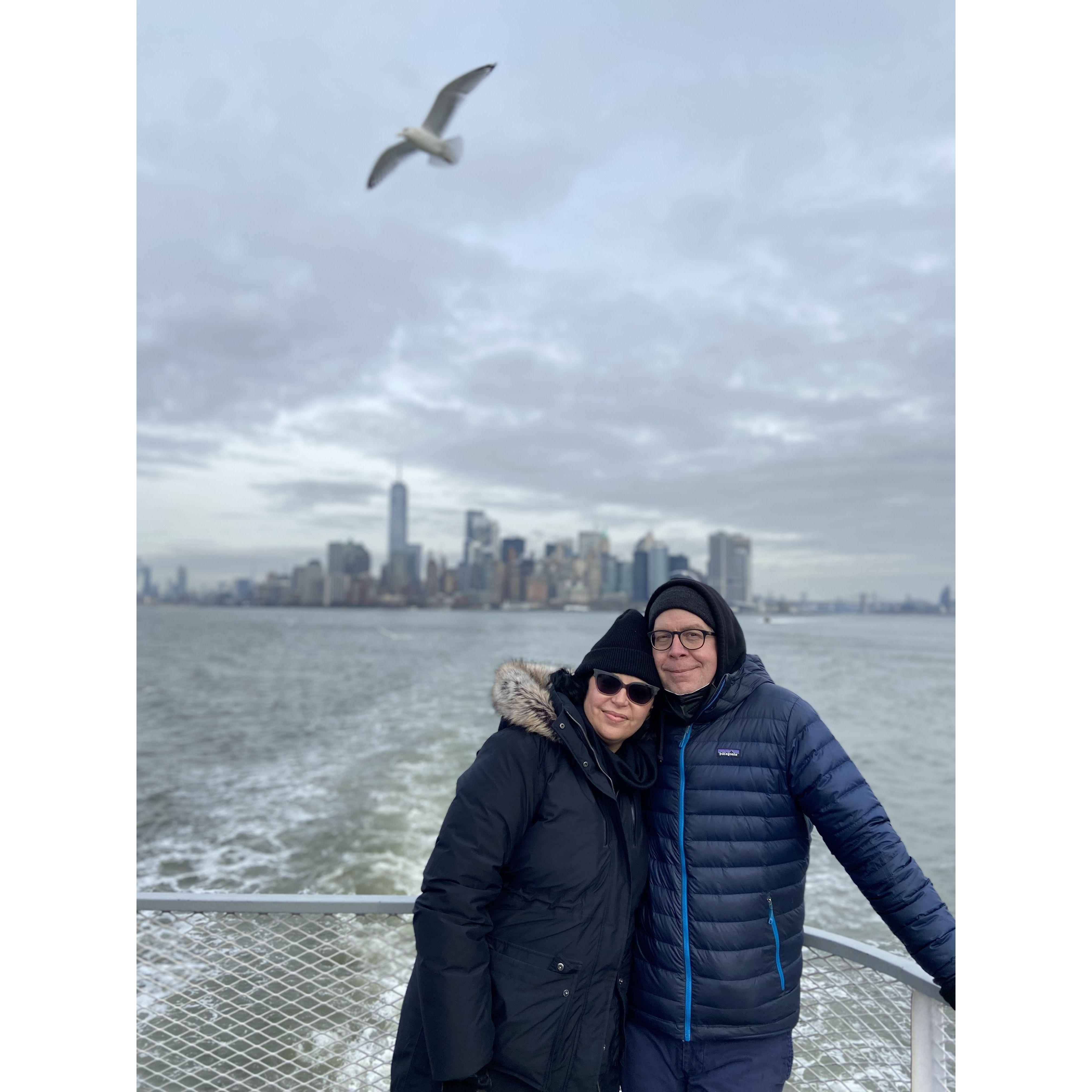 On our first trip together to NYC in 2022!