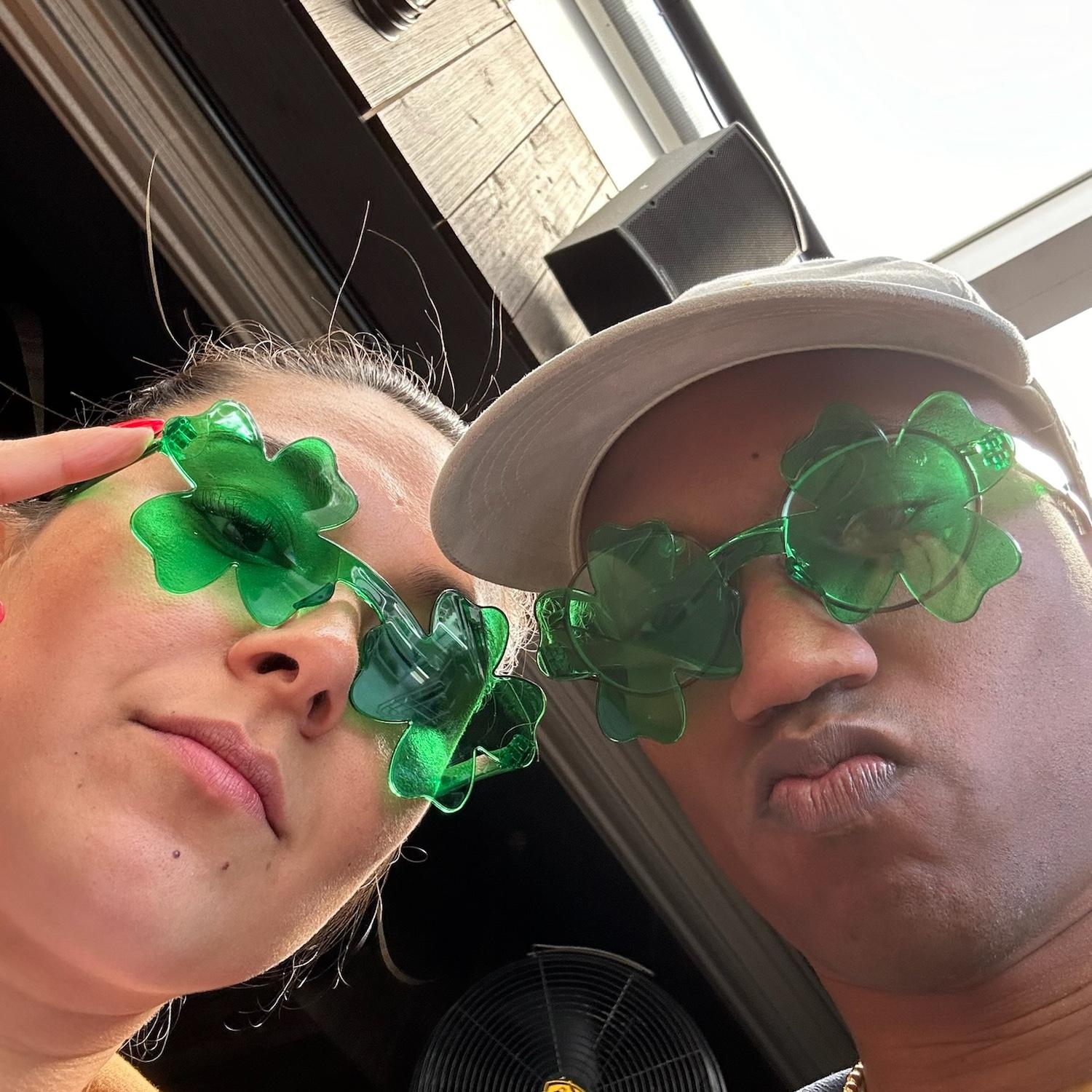 Lauren & Connor celebrating St. Patty's Day in San Diego