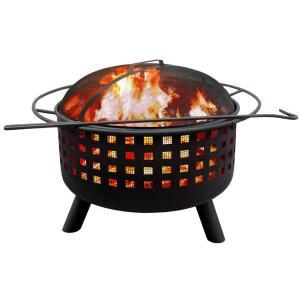 City Lights Memphis Black Fire Pit