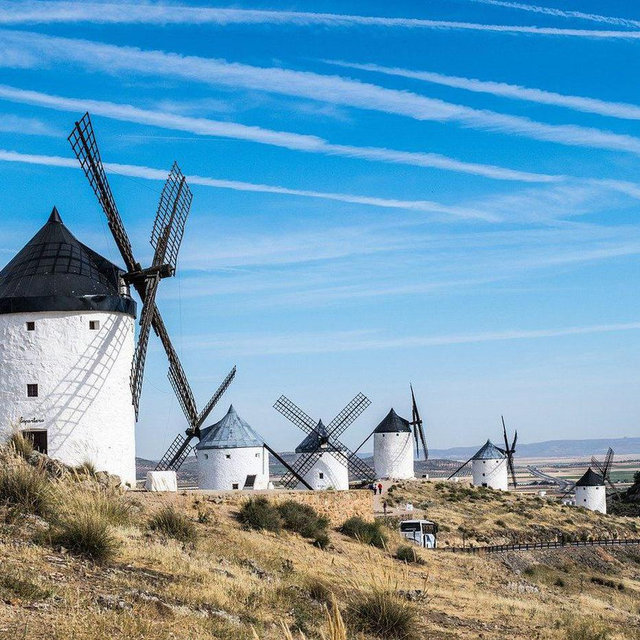 Touring Windmills in Spain