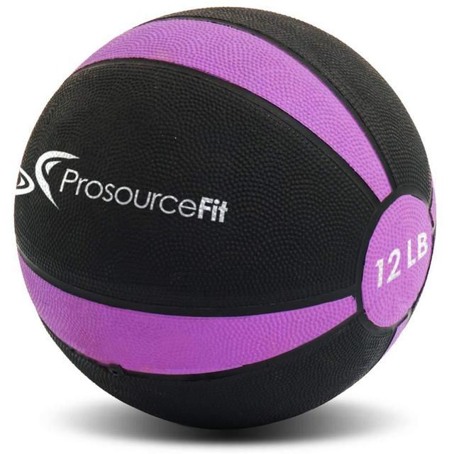 ProSource Fit Weighted Medicine Ball for Full Body Workouts, Non-Slip Grip