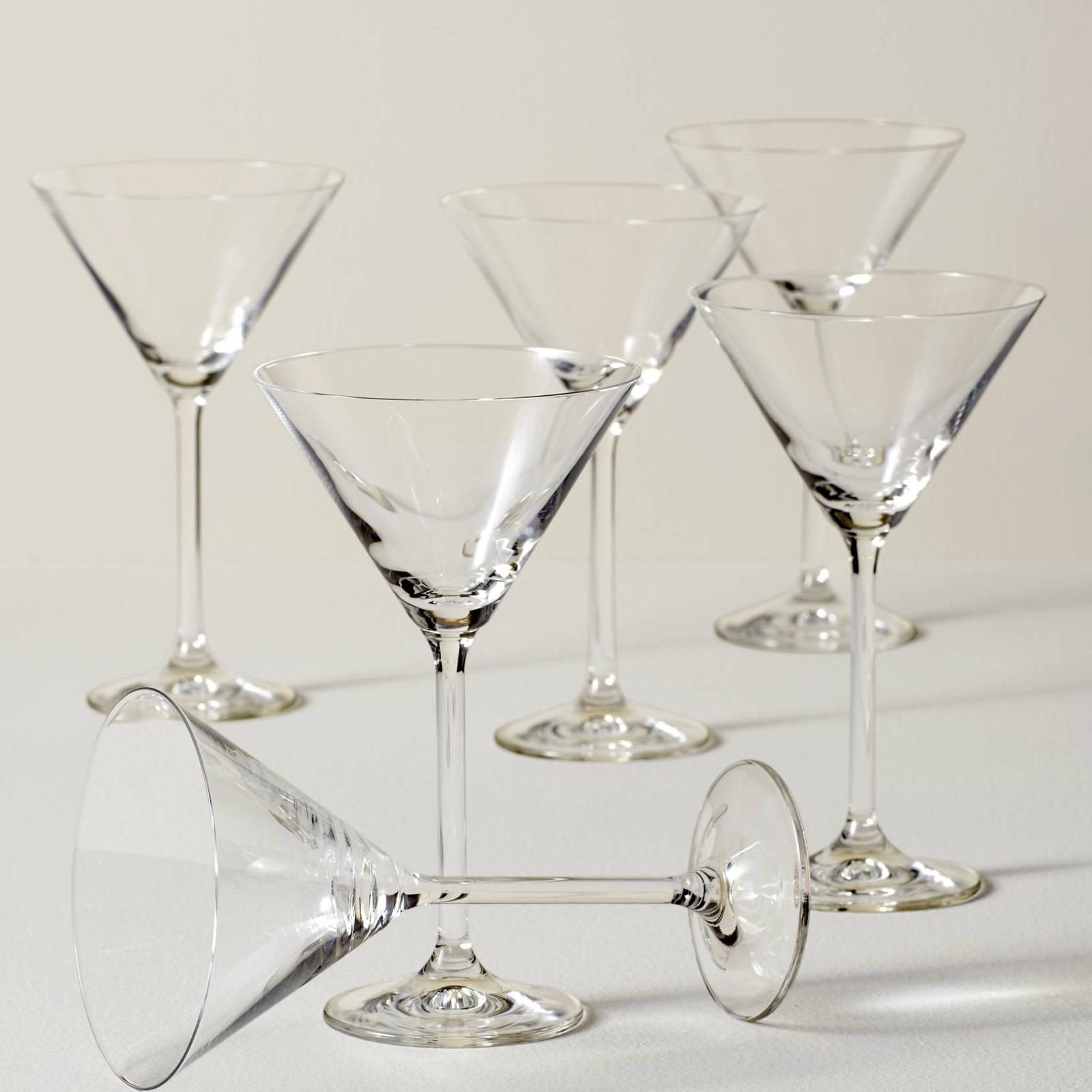 Cascata 8 oz Cocktail Martini Glass - 4 1/2 x 4 1/2 x 6 3/4 - 6